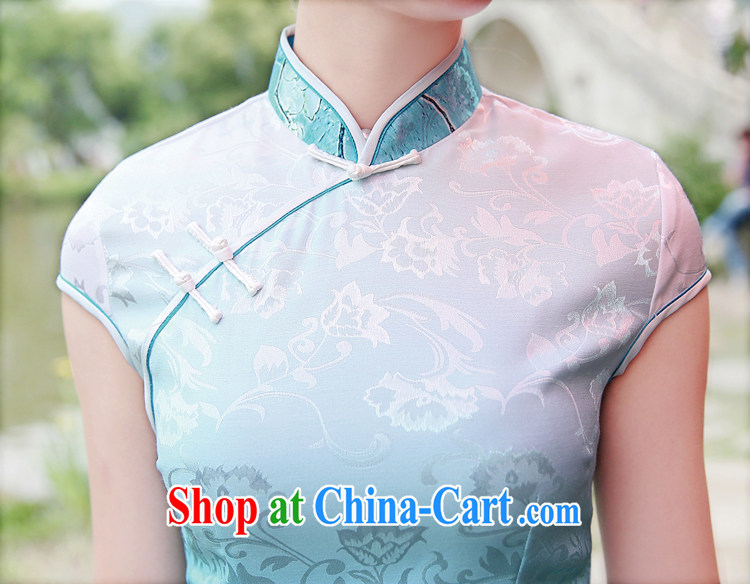 The Concubine Shu Diane 2014 summer new ethnic-Chinese beauty charm antique dresses skirt dress blue XL pictures, price, brand platters! Elections are good character, the national distribution, so why buy now enjoy more preferential! Health