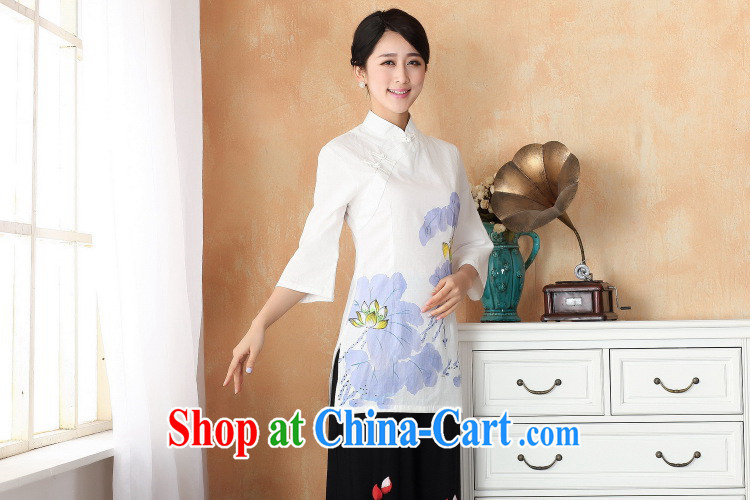 Taking Ms. Jing Tang Women's clothes summer wear T-shirt, for a tight cotton the hand-painted Chinese Han-female improved Tang in 2393 Cuff - 2 Black Toner 2 XL (recommendations 130 - 140 jack) pictures, price, brand platters! Elections are good character, the national distribution, so why buy now enjoy more preferential! Health