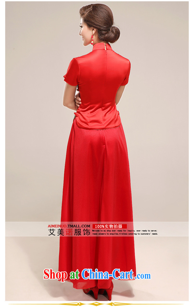 The United States, marriages, long dresses 2014 New Red bows outfit serving improved retro lace Chinese Dress two-piece Q - 559 red XXL pictures, price, brand platters! Elections are good character, the national distribution, so why buy now enjoy more preferential! Health