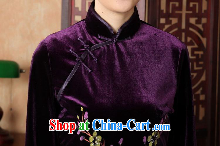 Allow Ms. Jing Tang Women's clothes summer T-shirt, for a tight wool hand-painted Chinese Han-female improved Tang in 0065 Cuff - B violet 3XL (recommendations 130 - 135 jack) pictures, price, brand platters! Elections are good character, the national distribution, so why buy now enjoy more preferential! Health
