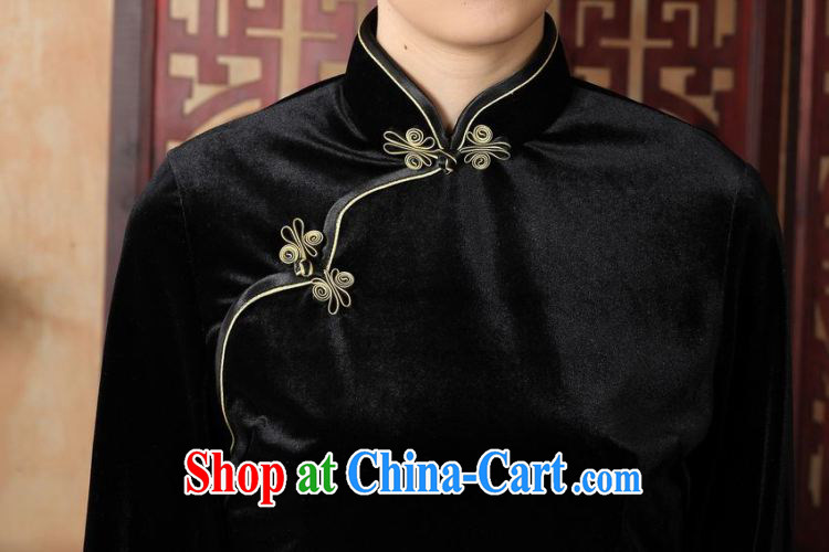 Again, Ms. Jing Tang Women's clothes summer T-shirt, for a tight wool Chinese Han-female improved Tang in 0064 Cuff - A black 3 XL (130 - 135 ) jack pictures, price, brand platters! Elections are good character, the national distribution, so why buy now enjoy more preferential! Health