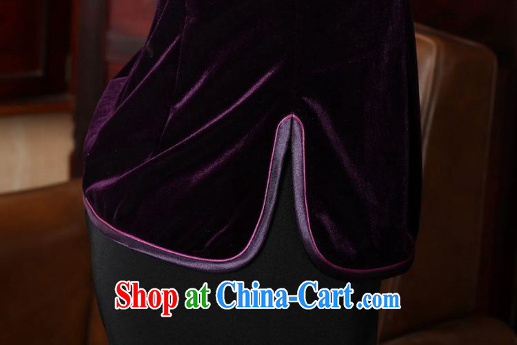 Shanghai, optimize purchase female Tang Women's clothes summer clothes, for a tight plain velour Chinese Han-female improved A 0064 wine red 3XL pictures, price, brand platters! Elections are good character, the national distribution, so why buy now enjoy more preferential! Health