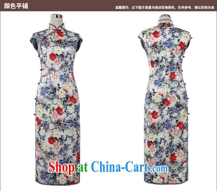 Limited edition! Birds love the chestnut 2015 spring new 22 meters of heavy silk long cheongsam QD 497 fancy XXXL pictures, price, brand platters! Elections are good character, the national distribution, so why buy now enjoy more preferential! Health