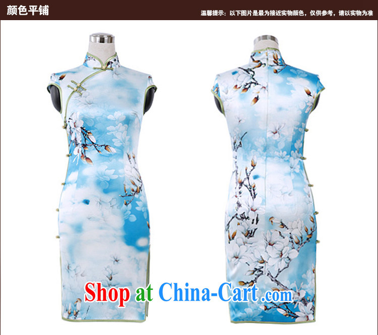 Birds love look at Chu image Kit 2015 spring new cheongsam dress silk short daily outfit QD 494 figure XL pictures, price, brand platters! Elections are good character, the national distribution, so why buy now enjoy more preferential! Health