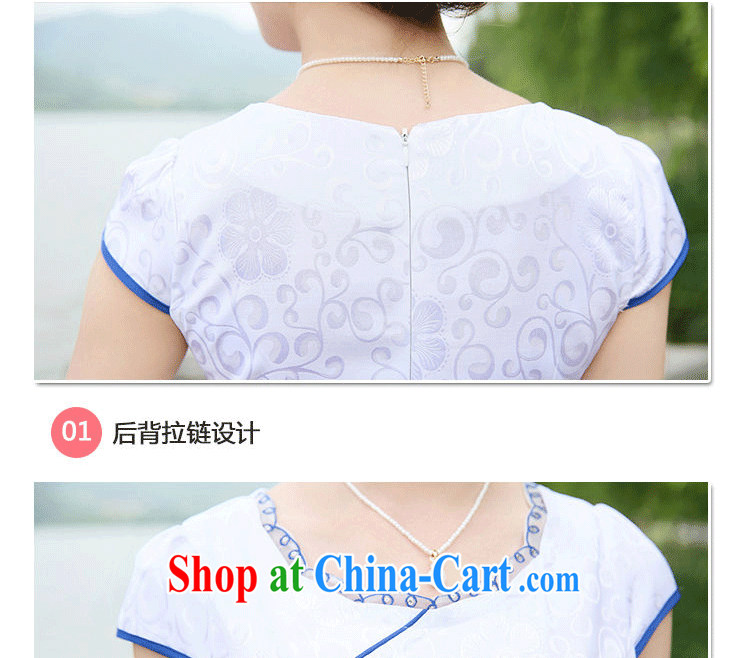 The Hee 2014 summer wear new dresses, elegant blue and white porcelain BEAUTY package and short-sleeved dresses, flower XXL pictures, price, brand platters! Elections are good character, the national distribution, so why buy now enjoy more preferential! Health