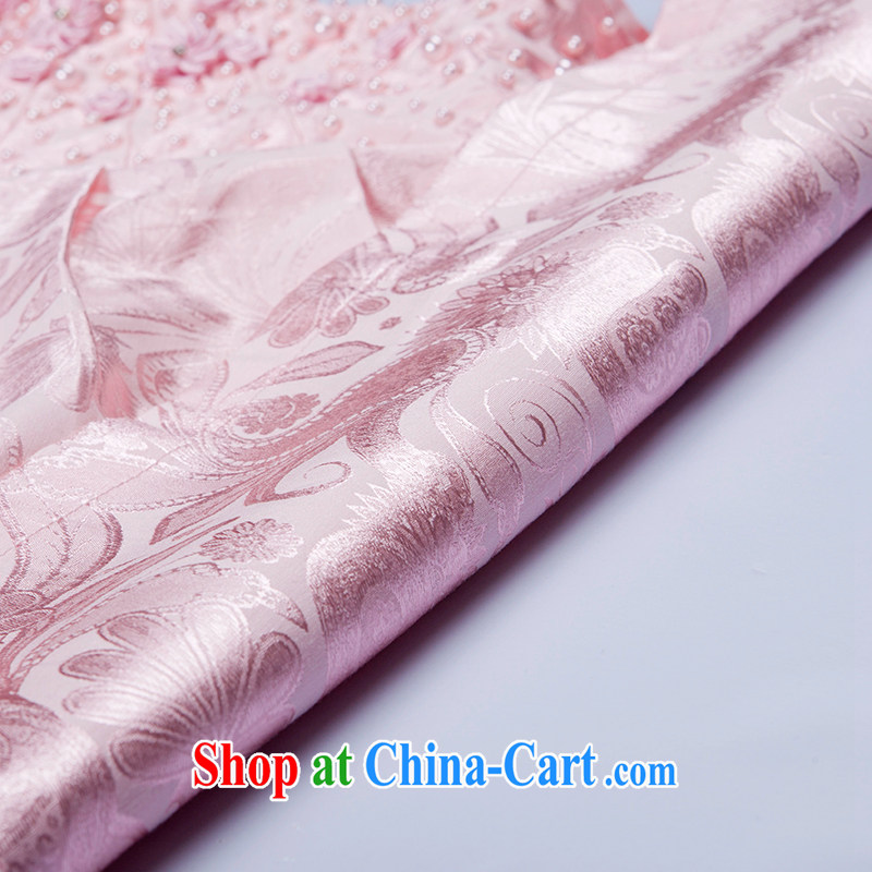 The proverbial hero once and for all, as soon as possible with 3-Color China wind summer female ethnic wind embroidery improved daily cheongsam dress pink XL, fatally jealous once and for all, and shopping on the Internet
