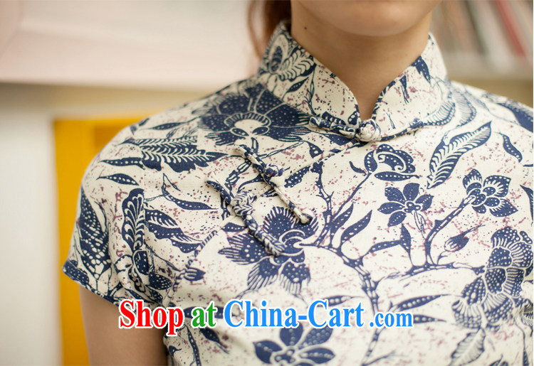 kam world, Yue shen video thin style retro ethnic wind literature and improved daily cheongsam dress dresses skirts photography fashion restaurant, restaurant work uniforms for a night M pictures, price, brand platters! Elections are good character, the national distribution, so why buy now enjoy more preferential! Health