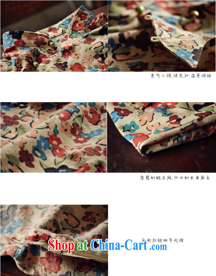 Jessup, New Women-a classic small floral beauty improved retro cotton the cheongsam dress CSO 751 Lok Ying cheongsam XXL pictures, price, brand platters! Elections are good character, the national distribution, so why buy now enjoy more preferential! Health