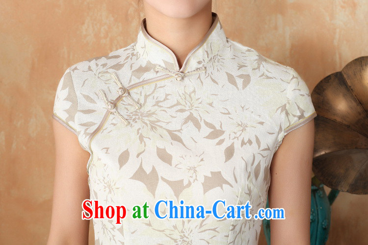 Jing An outfit summer improved retro dresses, cotton for the hand-painted Chinese improved cheongsam dress short 2391 - 4 white 2XL (recommendations 120 - 130 jack) pictures, price, brand platters! Elections are good character, the national distribution, so why buy now enjoy more preferential! Health
