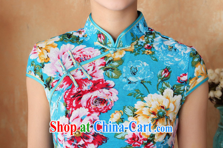 Jing An outfit summer improved retro dresses, cotton for the hand-painted Chinese improved cheongsam dress short 2391 - 4 white 2XL (recommendations 120 - 130 jack) pictures, price, brand platters! Elections are good character, the national distribution, so why buy now enjoy more preferential! Health
