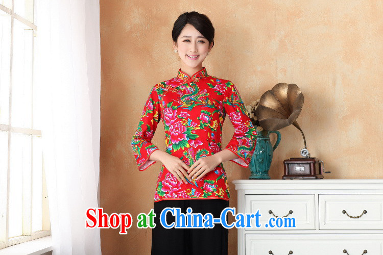 Allow Ms. Jing Tang Women's clothes summer T-shirt, for a tight cotton stamp Chinese improved female improved Tang in 2362 Cuff - 2 blue 2 XL (recommendations 150 - 160 jack) pictures, price, brand platters! Elections are good character, the national distribution, so why buy now enjoy more preferential! Health