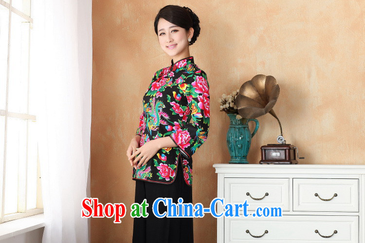 Allow Ms. Jing Tang Women's clothes summer T-shirt, for a tight cotton stamp Chinese improved female improved Tang in 2362 Cuff - 2 blue 2 XL (recommendations 150 - 160 jack) pictures, price, brand platters! Elections are good character, the national distribution, so why buy now enjoy more preferential! Health