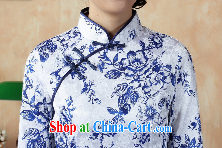 Miss Au contributed dresses summer improved retro dresses, for a tight hand-painted Chinese improved cuff in cheongsam dress, long, 0020 white M (100 - 110 ) jack pictures, price, brand platters! Elections are good character, the national distribution, so why buy now enjoy more preferential! Health