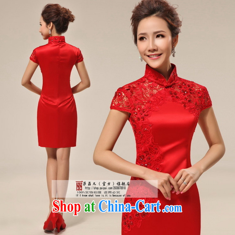Red dresses wedding dresses wedding dresses bridal short bows stage dress dresses 62 red XL can return pictures, price, brand platters! Elections are good character, the national distribution, so why buy now enjoy more preferential! Health