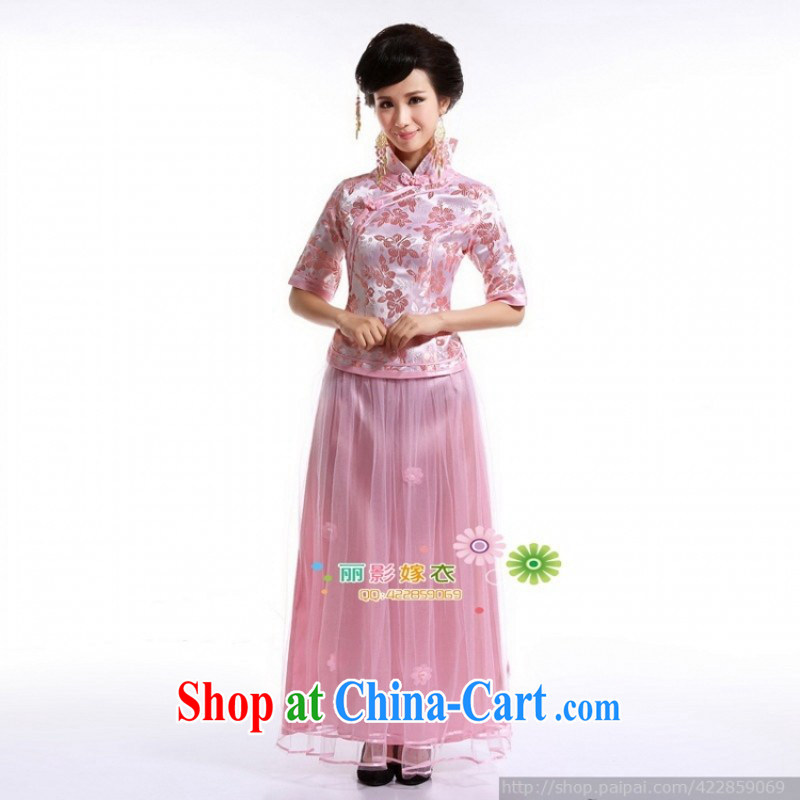 Chinese Antique improved small Fengxian 7 cuff cheongsam dress 2014 new bride toast serving 58,007 red customer service to size up to do not support returns, love so Pang, online shopping