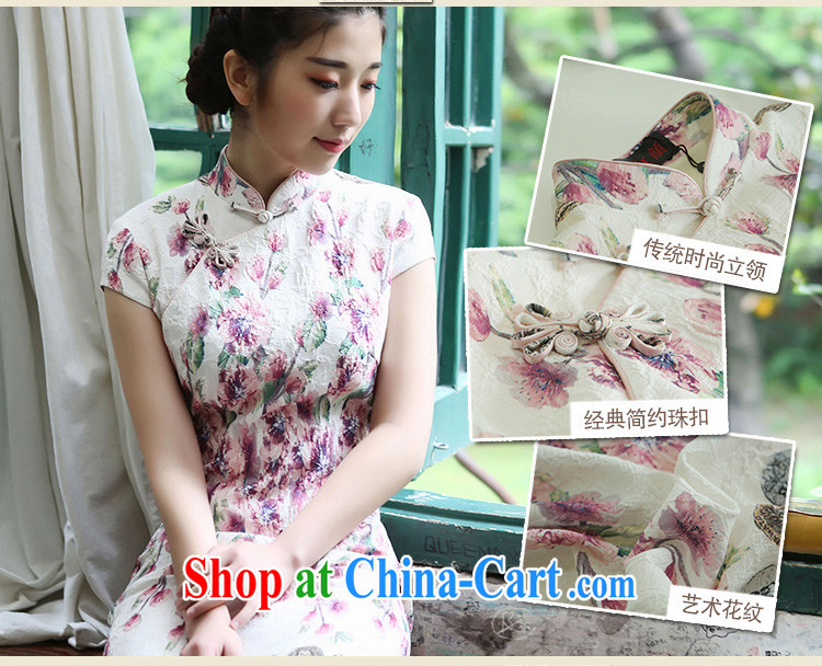 proverbial hero once and for all and spring lock down retro new cheongsam dress summer cheongsam dress improved daily fashion blue 2 XL pictures, price, brand platters! Elections are good character, the national distribution, so why buy now enjoy more preferential! Health
