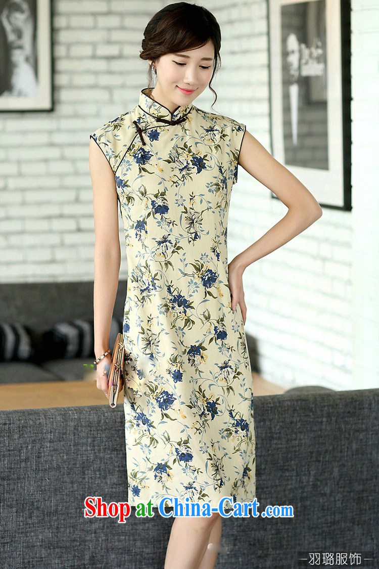 Jessup, new Chinese linen arts van summer improved daily cotton Ma dresses sleeveless stamp duty cheongsam dress CQP 017 sleeveless purple historical monument XXL pictures, price, brand platters! Elections are good character, the national distribution, so why buy now enjoy more preferential! Health