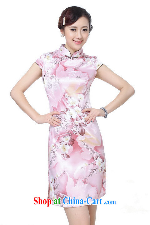 Jing An outfit summer improved retro dresses, for a tight silk hand-painted Chinese improved cheongsam dress short J 5139 gray 2 XL (120 - 130 ) jack pictures, price, brand platters! Elections are good character, the national distribution, so why buy now enjoy more preferential! Health