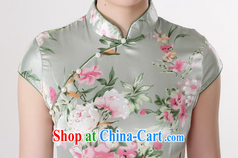 Jing An outfit summer improved retro dresses, for a tight silk hand-painted Chinese improved cheongsam dress short J 5139 gray 2 XL (120 - 130 ) jack pictures, price, brand platters! Elections are good character, the national distribution, so why buy now enjoy more preferential! Health