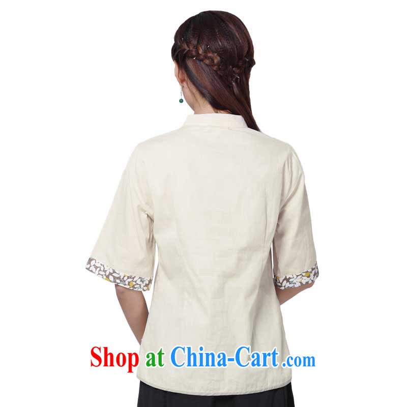 Mr Henry Tang, Id al-Fitr 2014 summer female China wind retro cotton the Chinese shirt cheongsam raw linen color XL, Tang ID al-Fitr, shopping on the Internet