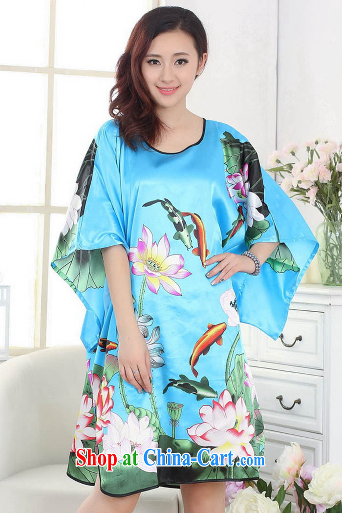 Ko Yo vines into colorful 2015 spring and summer new, robes and stylish and elegant damask-style collar, cuff double-in-robes S 0104 blue are code pictures, price, brand platters! Elections are good character, the national distribution, so why buy now enjoy more preferential! Health