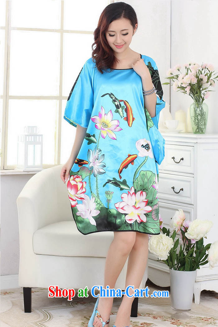 Ko Yo vines into colorful 2015 spring and summer new, robes and stylish and elegant damask-style collar, cuff double-in-robes S 0104 blue are code pictures, price, brand platters! Elections are good character, the national distribution, so why buy now enjoy more preferential! Health
