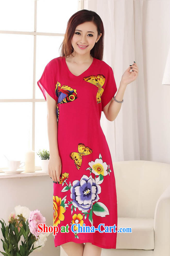 Capital city sprawl 2015 spring and summer new, cotton fashion round collar relaxed and comfortable Butterfly The stylish lounge S 0117 red are code pictures, price, brand platters! Elections are good character, the national distribution, so why buy now enjoy more preferential! Health