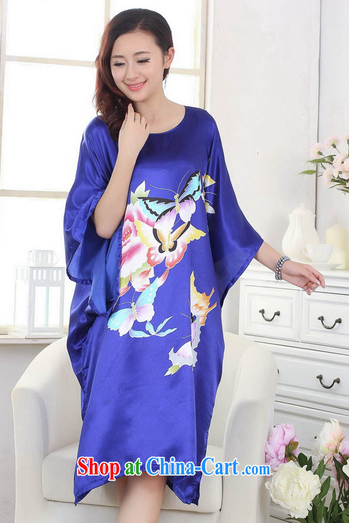 Ko Yo Mephidross 2015 Colorful spring and summer new, robes and noble emulation, stylish and no collar, sleeve loose even-robes S 4027 blue are code pictures, price, brand platters! Elections are good character, the national distribution, so why buy now enjoy more preferential! Health
