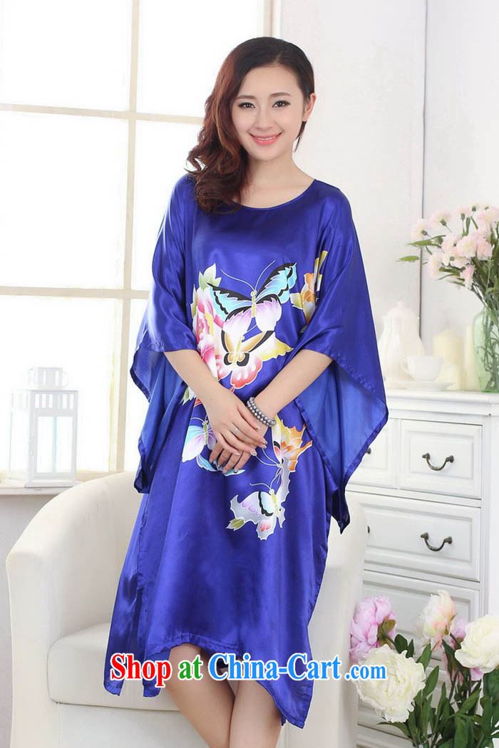 Ko Yo Mephidross 2015 Colorful spring and summer new, robes and noble emulation, stylish and no collar, sleeve loose even-robes S 4027 blue are code pictures, price, brand platters! Elections are good character, the national distribution, so why buy now enjoy more preferential! Health