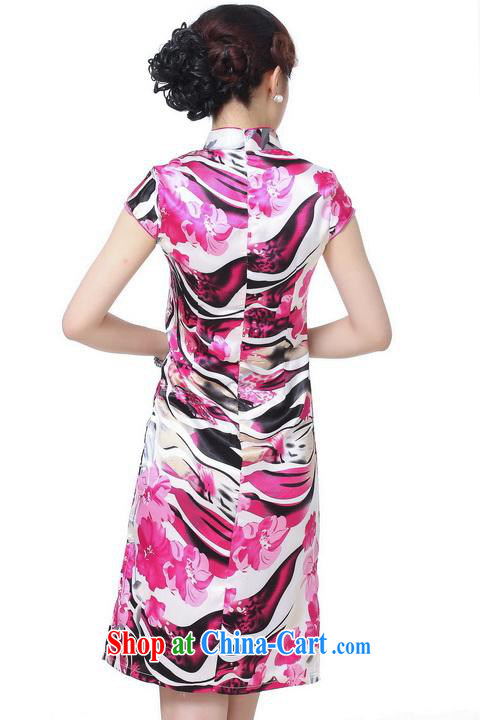 Shanghai, optimize purchase dresses summer improved retro dresses, for a tight silk hand-painted Chinese improved cheongsam dress short white 2XL recommendations 120 - 130 Jack pictures, price, brand platters! Elections are good character, the national distribution, so why buy now enjoy more preferential! Health
