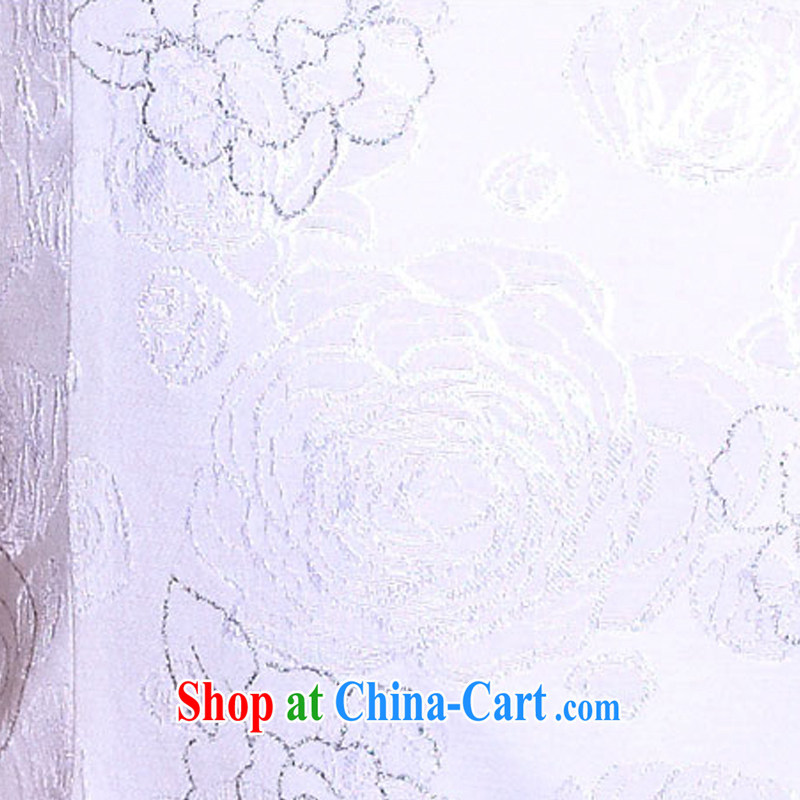 And, according to summer stylish stamp duty short-sleeved qipao improved Chinese Antique stamp duty cultivating cheongsam LYE 5076 white XXL, music, in accordance with (leyier), shopping on the Internet