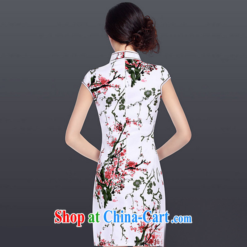 And, in accordance with the classical deduction for the cheongsam dress improved stylish summer Chinese beauty, elegant qipao LYE 1393 white on a Phillips XXL and, in accordance with (leyier), shopping on the Internet