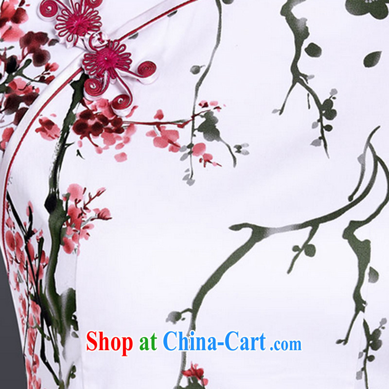 And, in accordance with the classical deduction for the cheongsam dress improved stylish summer Chinese beauty, elegant qipao LYE 1393 white on a Phillips XXL and, in accordance with (leyier), shopping on the Internet