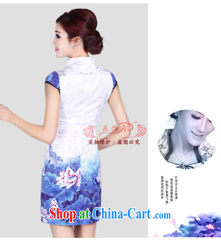 And, in accordance with antique improved cheongsam dress short, cultivating the buckle embroidered classic summer day qipao dresses female LYE 8802 white XXL pictures, price, brand platters! Elections are good character, the national distribution, so why buy now enjoy more preferential! Health