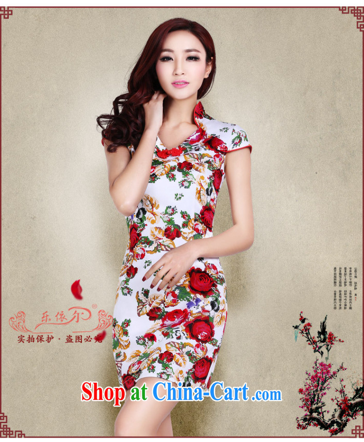 And, in accordance with summer short-sleeved short cheongsam girls retro stamp elegant and refined daily girl cheongsam dress LYE 1392 black XXL pictures, price, brand platters! Elections are good character, the national distribution, so why buy now enjoy more preferential! Health