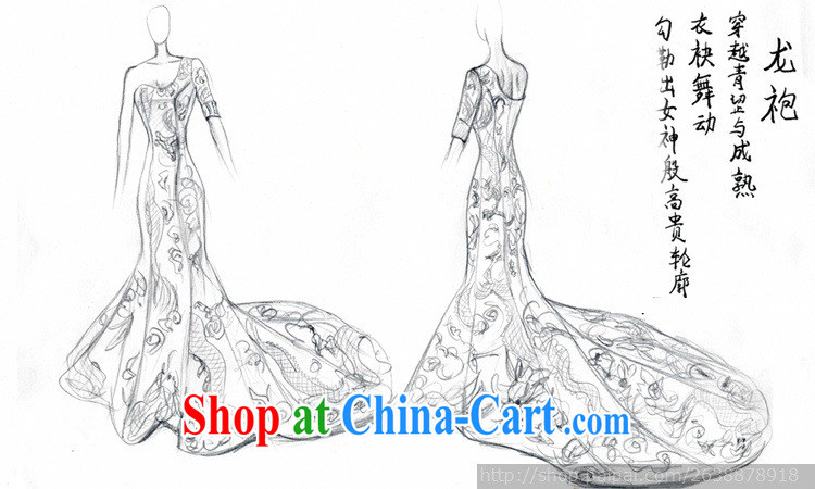 Stars with Fan Bing Bing, robes of the Dragon bride toast wedding dresses Evening Dress wedding performances and serving the customer to size. Does not support returning pictures, price, brand platters! Elections are good character, the national distribution, so why buy now enjoy more preferential! Health