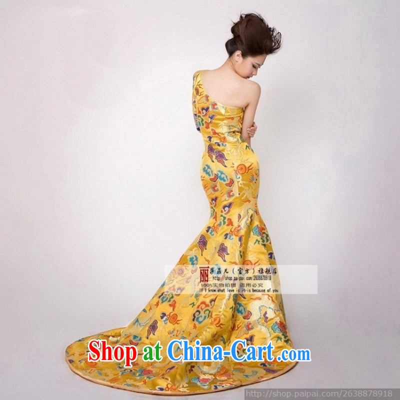 All-star game, with Fan Bing Bing, robes of the Dragon bride toast wedding dresses Evening Dress wedding performances and serving the customer to size up to do not support return to love so Pang, shopping on the Internet