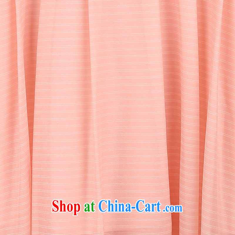 The proverbial hero once and for all -- Yan Ching TANG, Mr Ronald ARCULLI, the root yarn long cheongsam dress lightweight retro fashion sense of pink XL, fatally jealous once and for all, and, on-line shopping