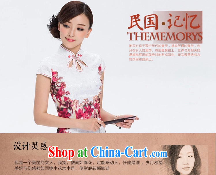 once and for all the proverbial hero infected with retro cheongsam dress summer dresses, skirts improved daily fashion beauty short white 2XL pictures, price, brand platters! Elections are good character, the national distribution, so why buy now enjoy more preferential! Health