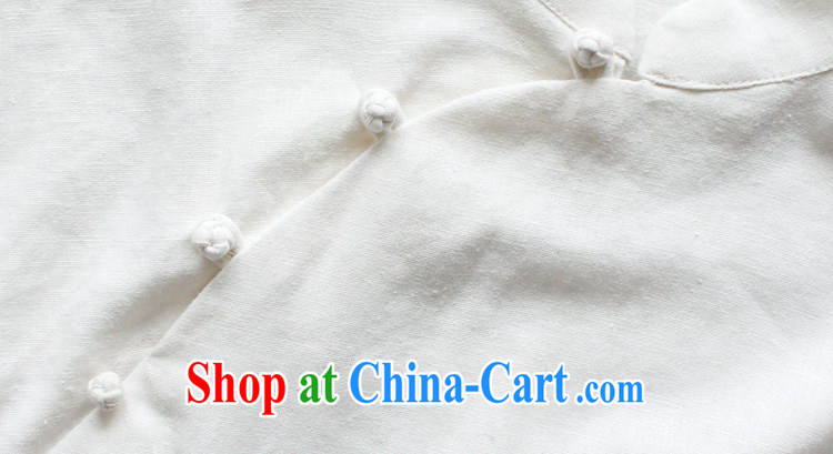 Light of Yau Ma Tei cotton clothes-for Chinese T-shirt retro improved Chinese, ethnic wind warm white robes T-shirt XXL pictures, price, brand platters! Elections are good character, the national distribution, so why buy now enjoy more preferential! Health