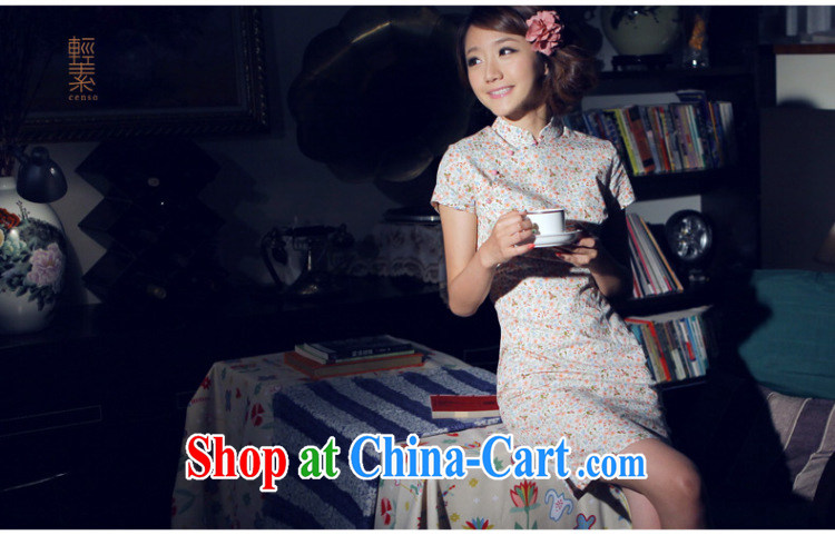 light quality 2014 new cotton robes national retro improved women cultivating cheongsam Chinese clothing qipao mint XXXL pictures, price, brand platters! Elections are good character, the national distribution, so why buy now enjoy more preferential! Health