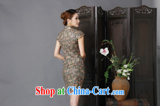Clearly, Venmer new show annual marriage dresses retro improved floral bows serving daily short dresses of 6631 red XL pictures, price, brand platters! Elections are good character, the national distribution, so why buy now enjoy more preferential! Health