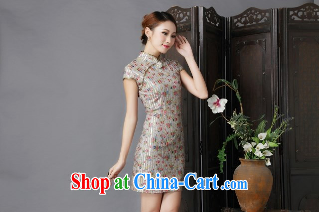 Clearly, Venmer new show annual marriage dresses retro improved floral bows serving daily short dresses of 6631 red XL pictures, price, brand platters! Elections are good character, the national distribution, so why buy now enjoy more preferential! Health