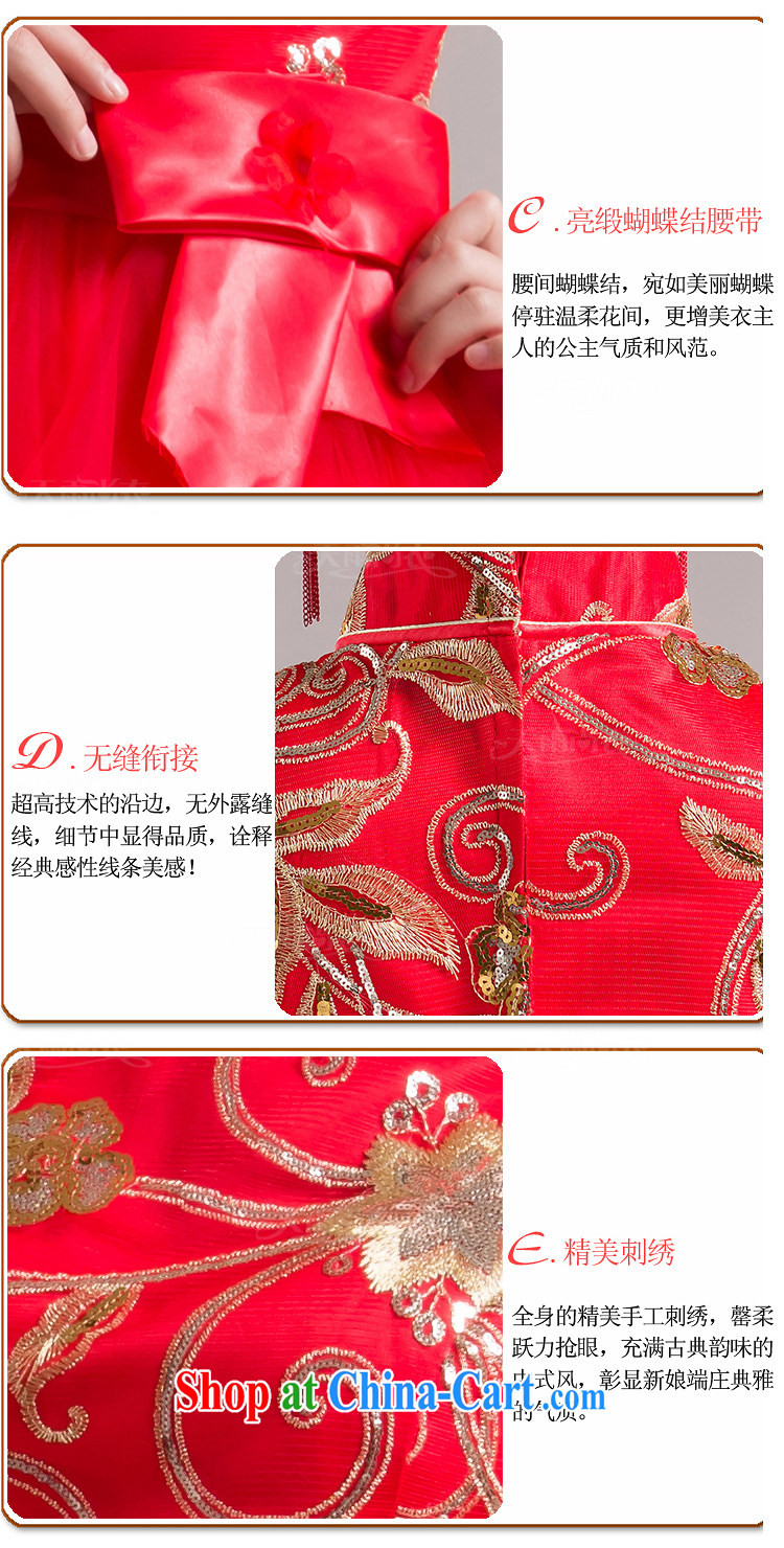 Rain is still clothing and stylish new bridal wedding dresses short improved modern marriages wedding dresses qipao QP 535 red L pictures, price, brand platters! Elections are good character, the national distribution, so why buy now enjoy more preferential! Health