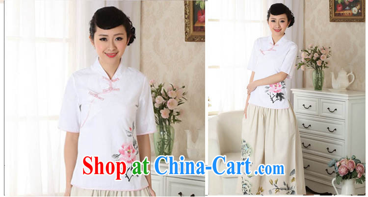 Ko Yo vines into exciting and 2015 new spring and summer for the 5 sub-cuff gauze cotton the cheongsam quality Chinese cheongsam shirt A 0056 white 170/XL pictures, price, brand platters! Elections are good character, the national distribution, so why buy now enjoy more preferential! Health