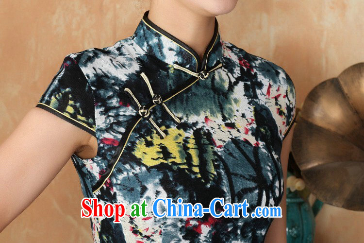 Take the 2014 summer new Chinese improved, for the hard-pressed Chinese qipao hand-painted retro mini cheongsam LF - 2 water color 2 XL pictures, price, brand platters! Elections are good character, the national distribution, so why buy now enjoy more preferential! Health