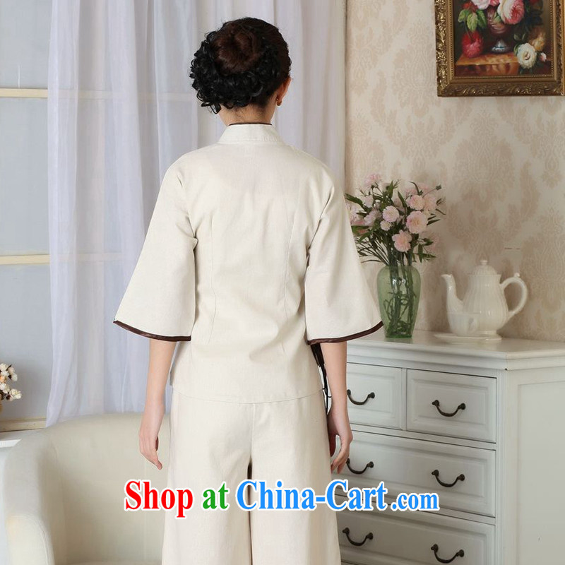 Take the 2014 new dresses T-shirt cotton the linen Chinese Ethnic Wind blouses Tang discs for improved version L A XL 0054, figure, and shopping on the Internet