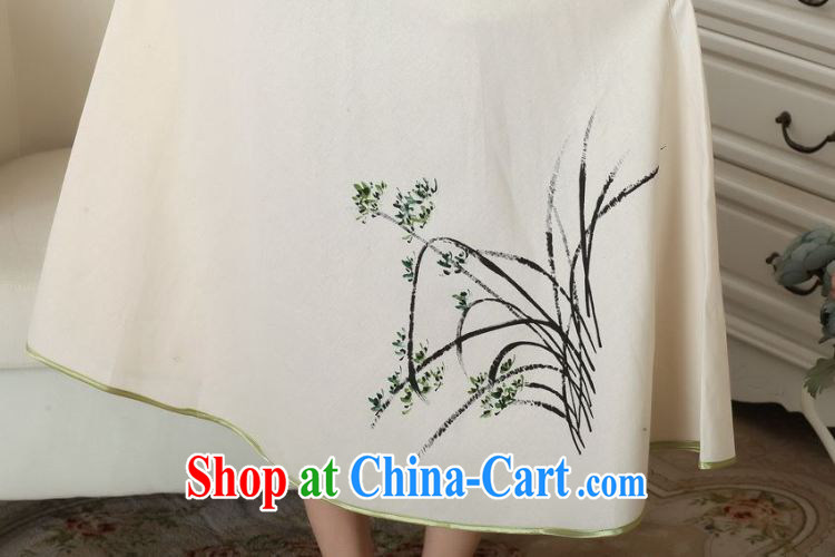 Take the 2014 new summer dress new Chinese ground 100 ethnic wind cotton Ma hand-painted body skirt girls A field skirt P P 0011 XL pictures, price, brand platters! Elections are good character, the national distribution, so why buy now enjoy more preferential! Health