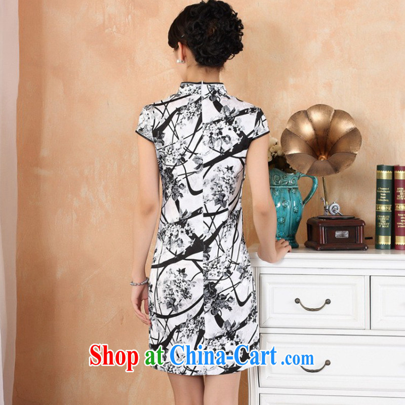 Take the new paragraph in summer, long and short-sleeved China wind improved hand-painted cheongsam Chinese 2328 - 1 2 XL, figure, and shopping on the Internet