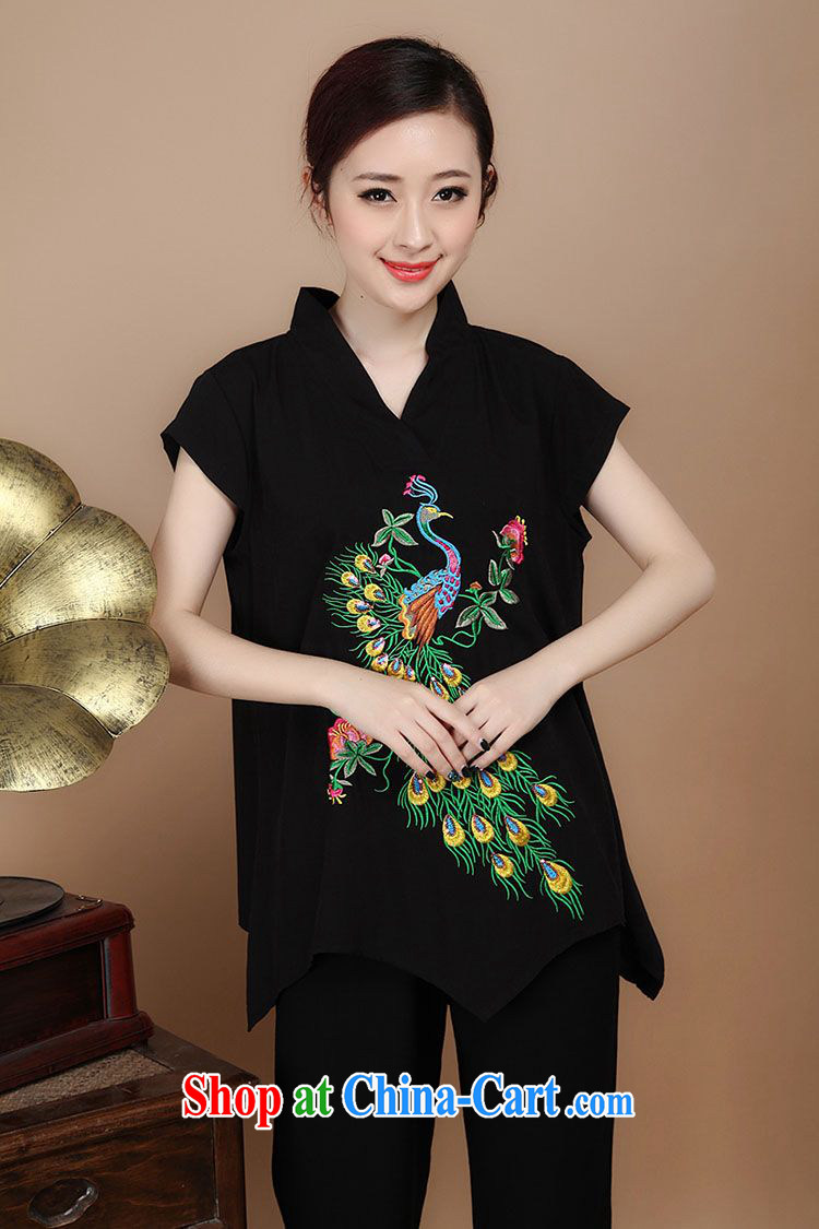 Forest narcissus 2014 spring and summer new Peacock pattern jacquard cloak-style, with T-shirt Chinese FGR - A 973 - 1 black XXXL pictures, price, brand platters! Elections are good character, the national distribution, so why buy now enjoy more preferential! Health